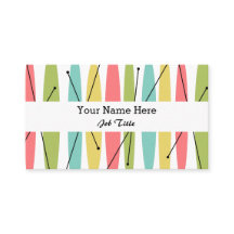 Dazzle Strip Visitenkarte weiß