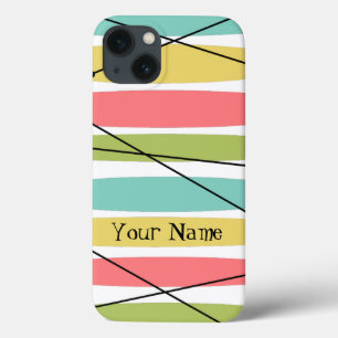 Dazzle Stripe "Name" iPad-Fall Case-Mate iPhone Hülle