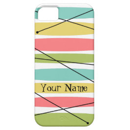 Dazzle Stripe "Name" iPhone Gehäuse 11 Hülle