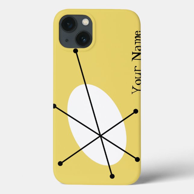 Dazzle Yellow "Your Name" iPad Mini-Fall Case-Mate iPhone Hülle (Rückseite)
