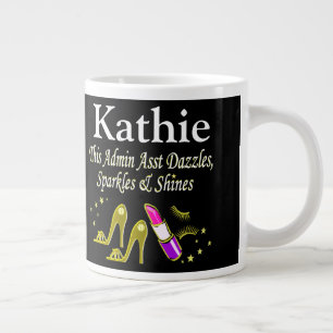DAZZLING ADMIN ASST GOLD CUSTOMIZIERTE TASSE