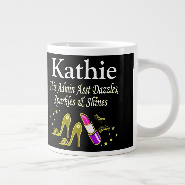 DAZZLING ADMIN ASST GOLD CUSTOMIZIERTE TASSE (Rechts)