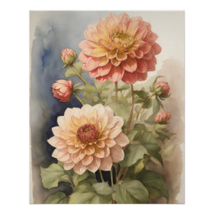 Dazzling Dahlia Poster