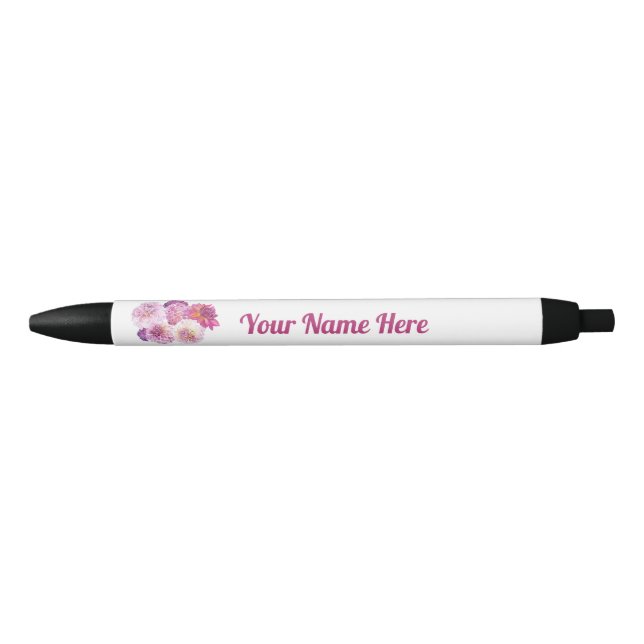 Dazzling Dahlias Personalized  Kugelschreiber (Vorderseite)