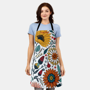 Dazzling Daisy Delight: Ein floraler Mode-Favorit Schürze