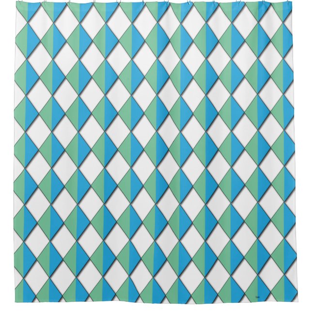 Dazzling Diamonds Duschvorhang (Vorderseite)