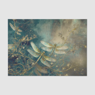 Dazzling Dragonflies, elegante Tänze Seidenpapier