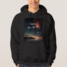 Dazzling Feuerwerke Frohes Neujahrsfest Party Vibe Hoodie