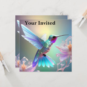 Dazzling Fusion: Regenbogenglas Hummingbird, Einladung