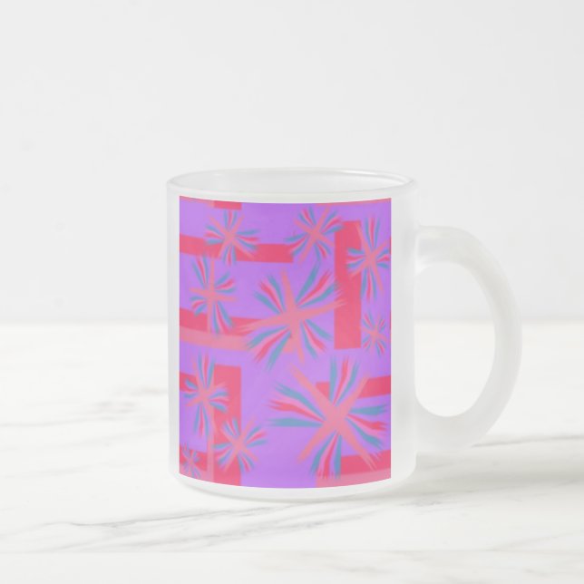 DAZZLING MATTIERT GLAS COFFEGS MUGS - EINZIGARTIGE MATTGLASTASSE (Rechts)