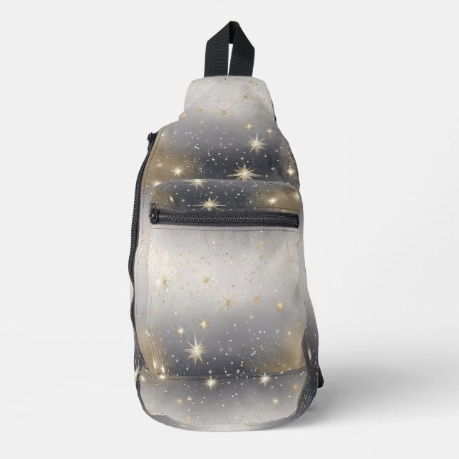 Dazzling Metallic Sparkle Sling Bag (Vorderseite)