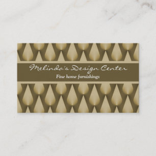 Dazzling Raindrops Business Card, Schokolade Brown Visitenkarte