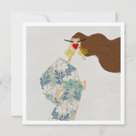 Dazzling Style Glam Fashion Art Card Einladung