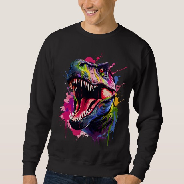Dazzling T-Rex Sweatshirt (Vorderseite)