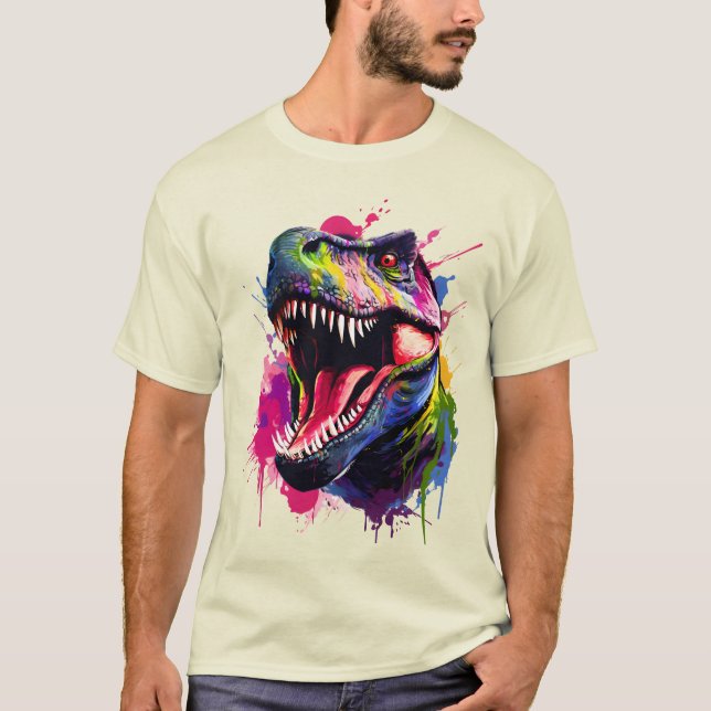 Dazzling T-Rex T-Shirt (Vorderseite)