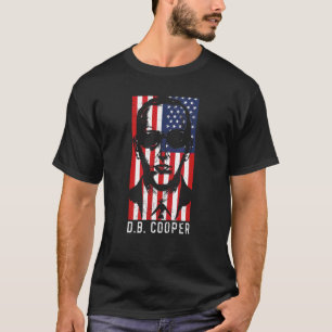 Db Cooper American Flag 1971 Skyjacking Heist T-Shirt