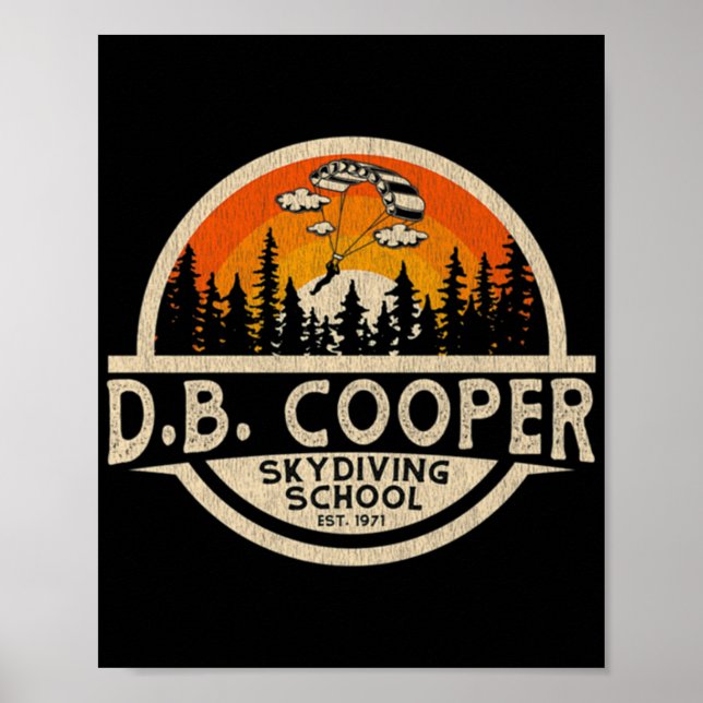 DB Cooper Classic Poster (Vorne)