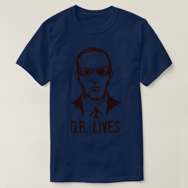 DB Cooper Lives T-Shirt (Design vorne)