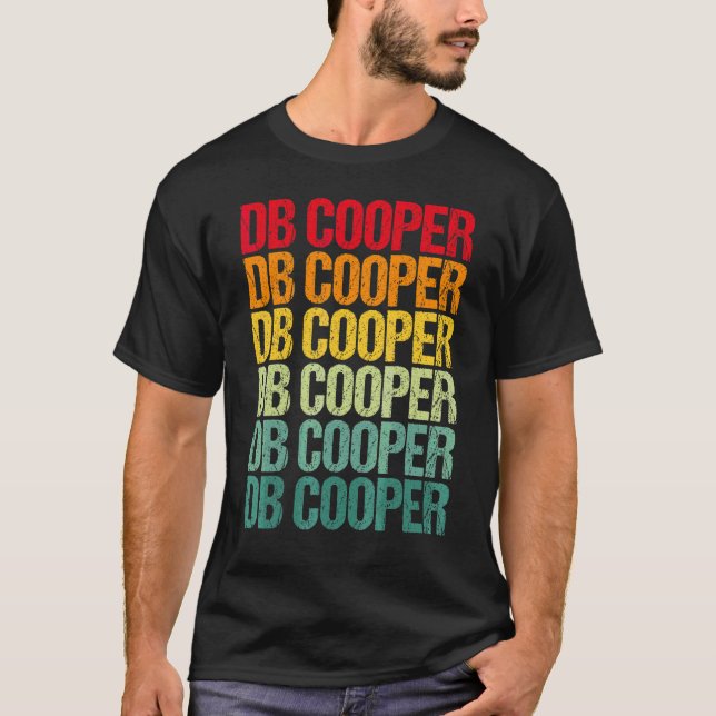 Db Cooper Retro Vintage T-Shirt (Vorderseite)