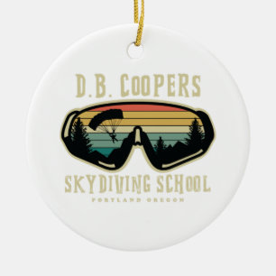DB kooperiert Skydiving School Portland oregon Keramik Ornament