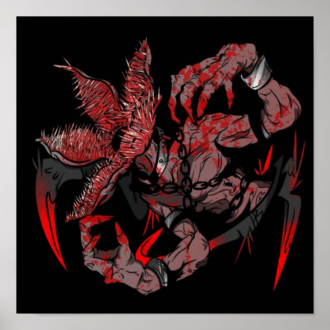 DBD Dead by Daylight Demogorgon Poster (Vorne)