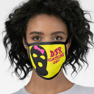 DBR CLOTHING CO© FACE MASK SKI MASK CHICK YELLOW Mund-Nasen-Maske