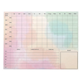 DBT Dairy Card Notepad - 40 Sheets Colors Notizblock
