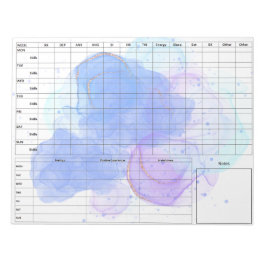 DBT-Diary-Card-Notepad für die Beobachtung der psy Notizblock