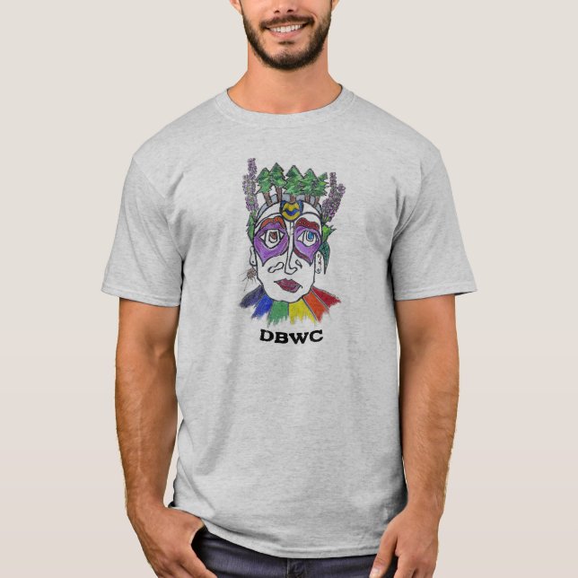DBWC Queen - Männerbeleuchtung T-Shirt (Vorderseite)
