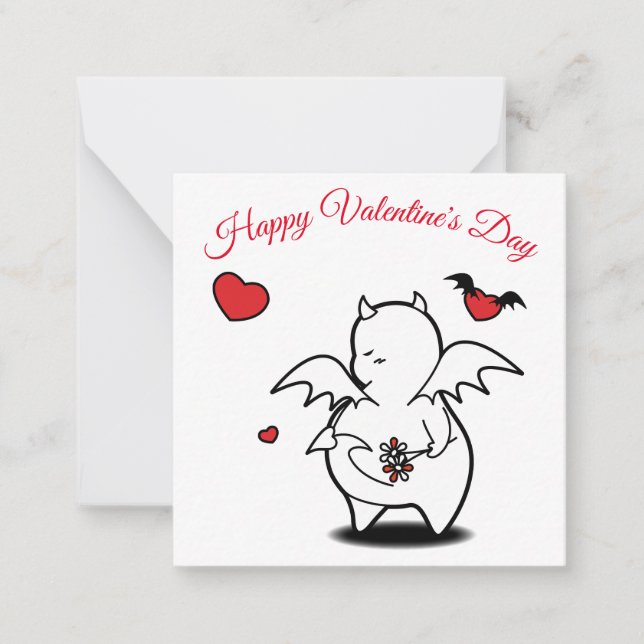 DBY mit Freunden Herzlichen Glückwunsch Valentinst Mitteilungskarte (Vorderseite)