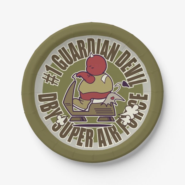 DBY Super Air Force Camp Pappteller (Vorderseite)