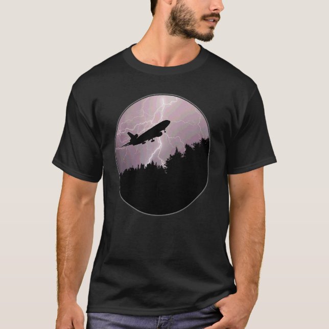 DC 10 Fluggastaufnahmen für Flugzeug im Flugzeug T-Shirt (Vorderseite)