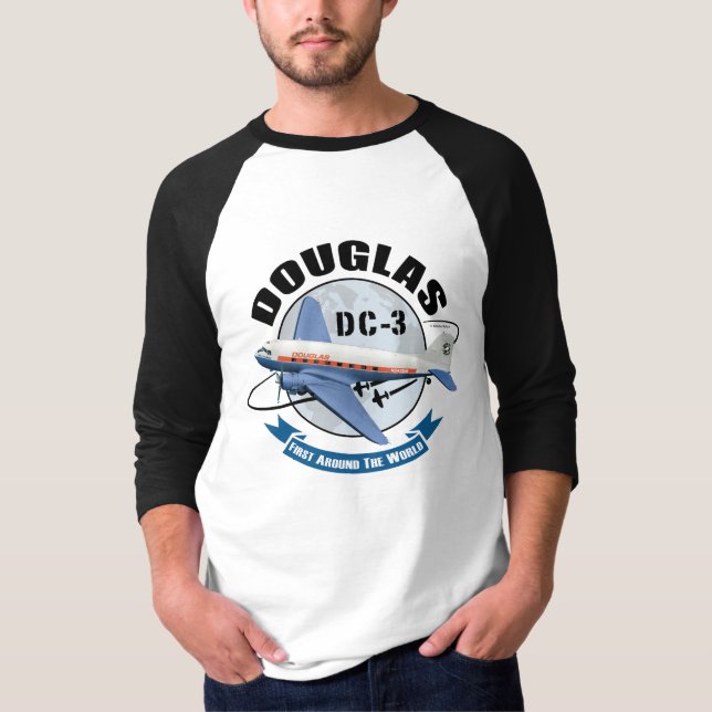 DC-3, Das Flugzeug, das die Welt verändert! T-Shirt (Vorderseite)