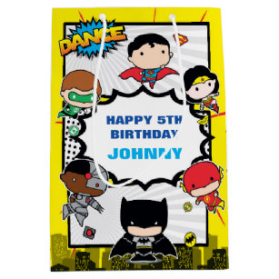 DC-Comic   Justice League - Chibi Birthday Mittlere Geschenktüte