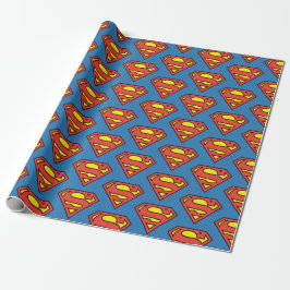 DC-Comic | Superman | Klassisches Logo Geschenkpapier