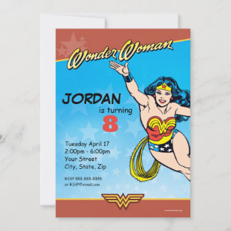DC-Comic | Wonder Woman Birthday Einladung