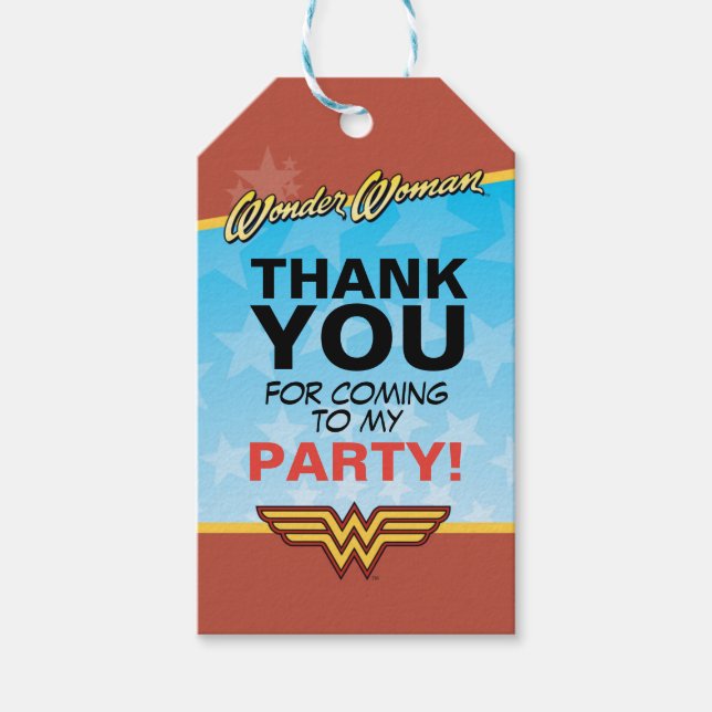 DC-Comic | Wonder Woman Birthday Geschenkanhänger (Vorderseite)