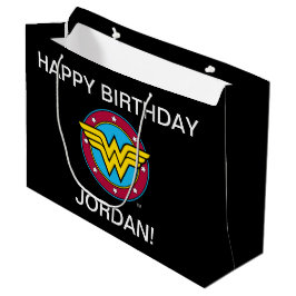 DC-Comic | Wonder Woman Circle & Stars Logo Große Geschenktüte