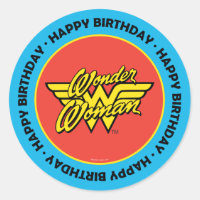 DC-Comic | Wonder Woman Logo | Happy Birthday