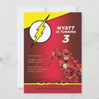 DC-Comicen - Der Flash | Geburtstag Einladung