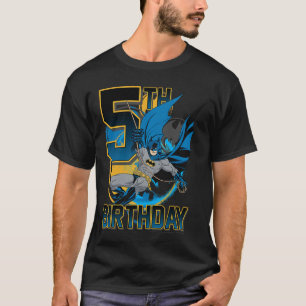 DC Comics Batman 5. Geburtstag Bat Swing Action Po T-Shirt
