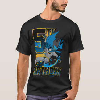 DC Comics Batman 5. Geburtstag Bat Swing Action Po T-Shirt