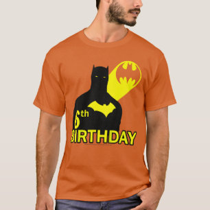 DC Comics Batman 6. Geburtstag Silhouette retro T-Shirt