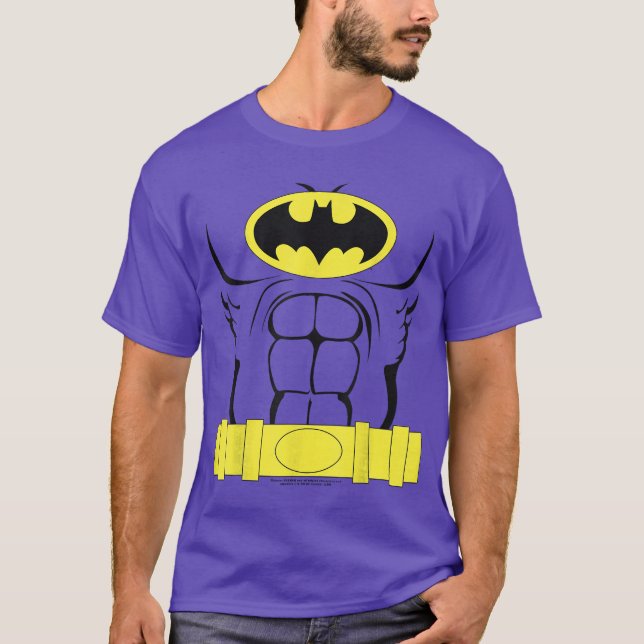 DC-Comics-Batman-Kostümumriss T-Shirt (Vorderseite)