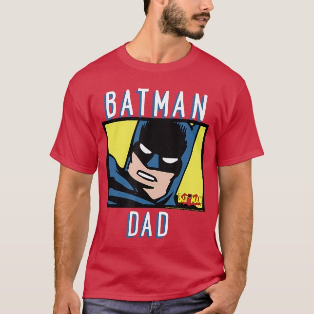 DC Comics Batman Papa-Porträt Freunde T-Shirt (Vorderseite)