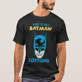 DC Comics Batman This Is My Costume Text Poster T-Shirt