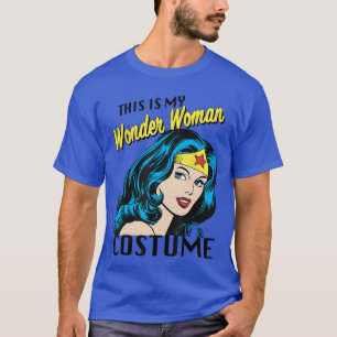 DC Comics Das ist mein Wonder Woman Kostüm Text T-Shirt