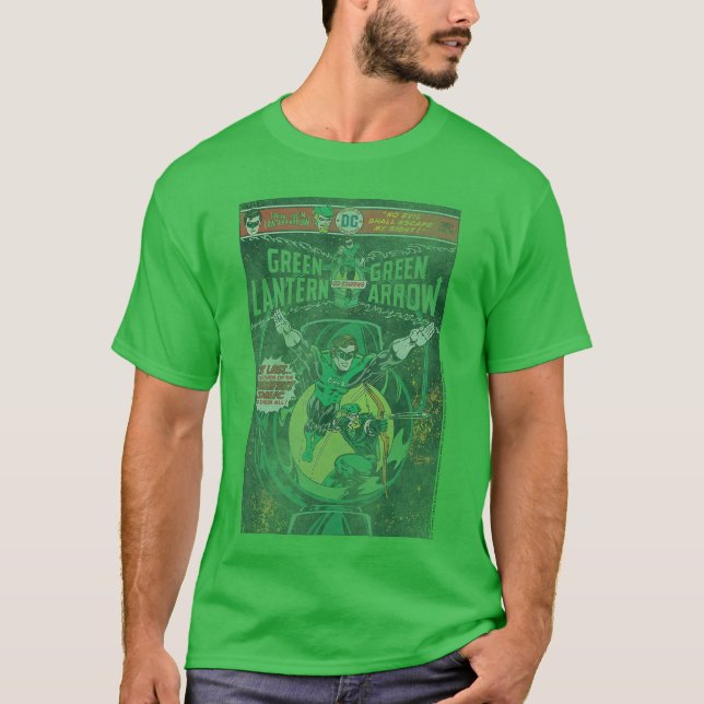 DC Comics Green Lantern And Green Arrow Comic Cove T-Shirt (Vorderseite)
