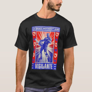 DC Comics Peacemaker Vigilant Rattensäge Posterank T-Shirt