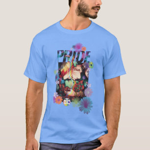 DC Comics Pride Harley Quinn und Poison Ivy Floral T-Shirt